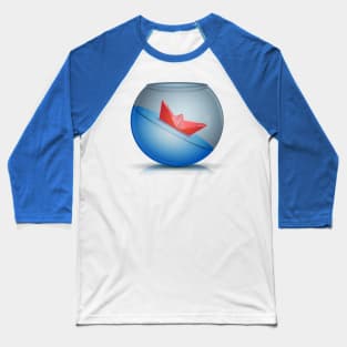 paper boat Baseball T-Shirt